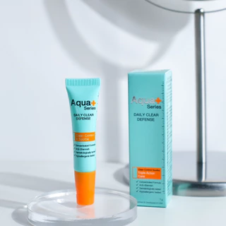 (ของแท้ จากแบรนด์) Aqua+ Series Daily Clear Defense 7 g. ครีมแต้มสิว สำหรับผิวมีแนวโน้มเป็นสิวง่าย