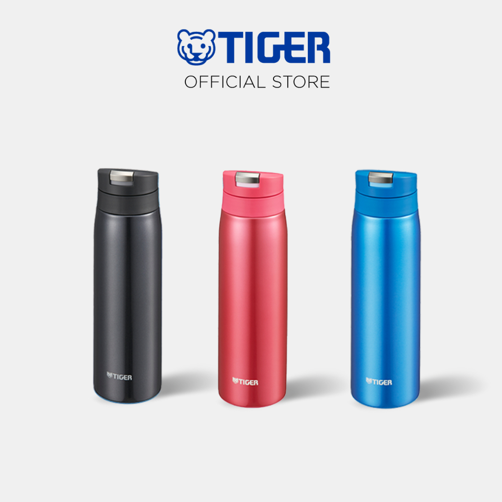 TIGER กระบอกน้ำสุญญากาศสแตนเลสฝากด ขนาด 500 มล. (รุ่น MCX050)