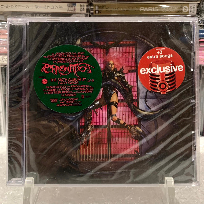 🛒 (พร้อมส่ง) CD ซีดีเพลง/ซีลปิดใหม่: Lady Gaga — Chromatica (target) [Mexico] x Ariana Grande, Blackpink, Elton John