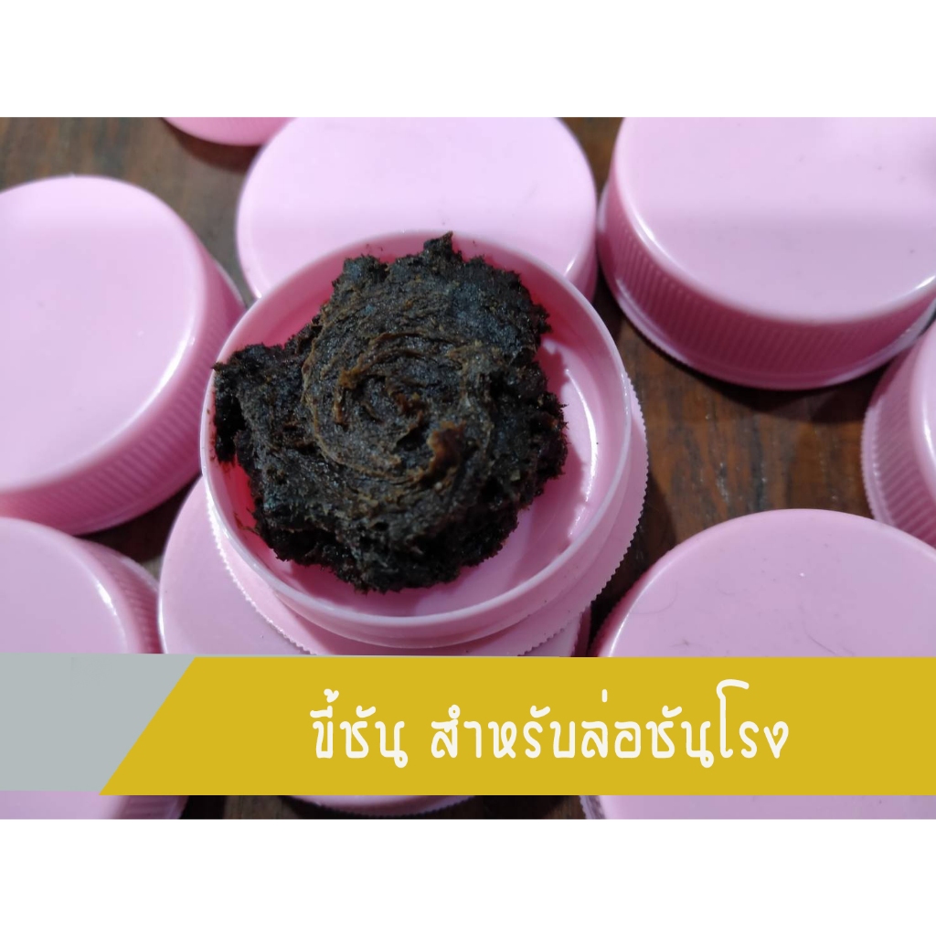 (ล่อชันโรง) ขี้ชัน หรือชันจากตัวชันโรง ใช้สำหรับติดที่ทางเข้าของกล่องเลี้ยงชันโรง เพื่อล่อตัวชันโรง(10กรัม)