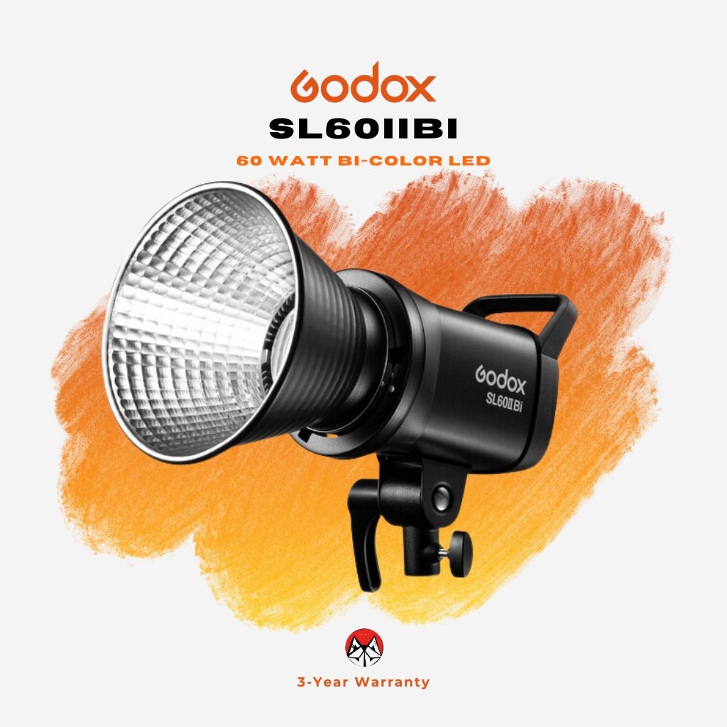 Godox SL60IIBi SL60II Bi Bi-Color LED Video Light ไฟสตูดิโอ ไฟต่อเนื่อง แบบ Bi-Color ขนาด 60Watt ประ