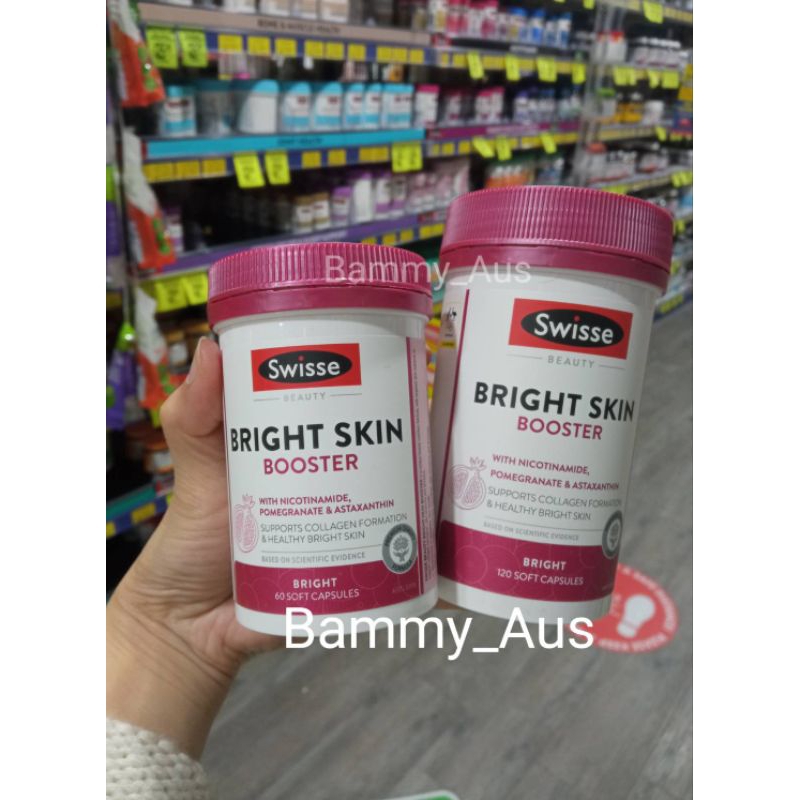 Swisse Beauty Bright Skin 60, 120 Capsules ผิวกระจ่างใส Exp.10/25