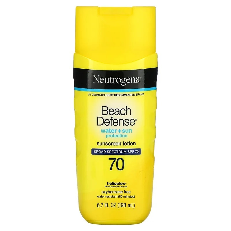 พร้อมส่ง ของแท้ Neutrogena Beach Water + Sun Protection SPF50SPF70 Sunscreen Lotion (198ml)/Sunscree