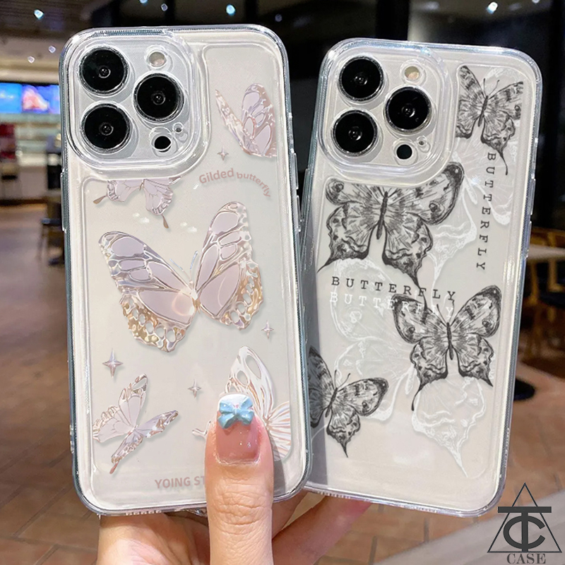 โชคดี เคสใส Space Shield Case Compatible for iPhone 15 11 12 13 14 Pro Max X XSMAX 7 8 Plus SE 11promax❤️ส่งจากกรุงเทพ❤️