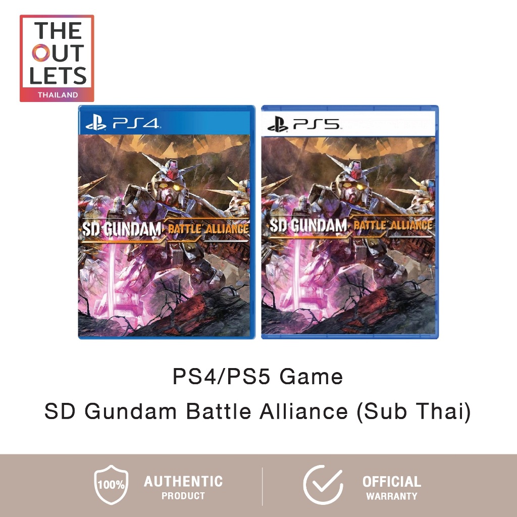 PlayStation Game : PS4/PS5 SD Gundam Battle Alliance - Mobile Suit แผ่นเกมส์ PS4/PS5 SD Gundam Battl