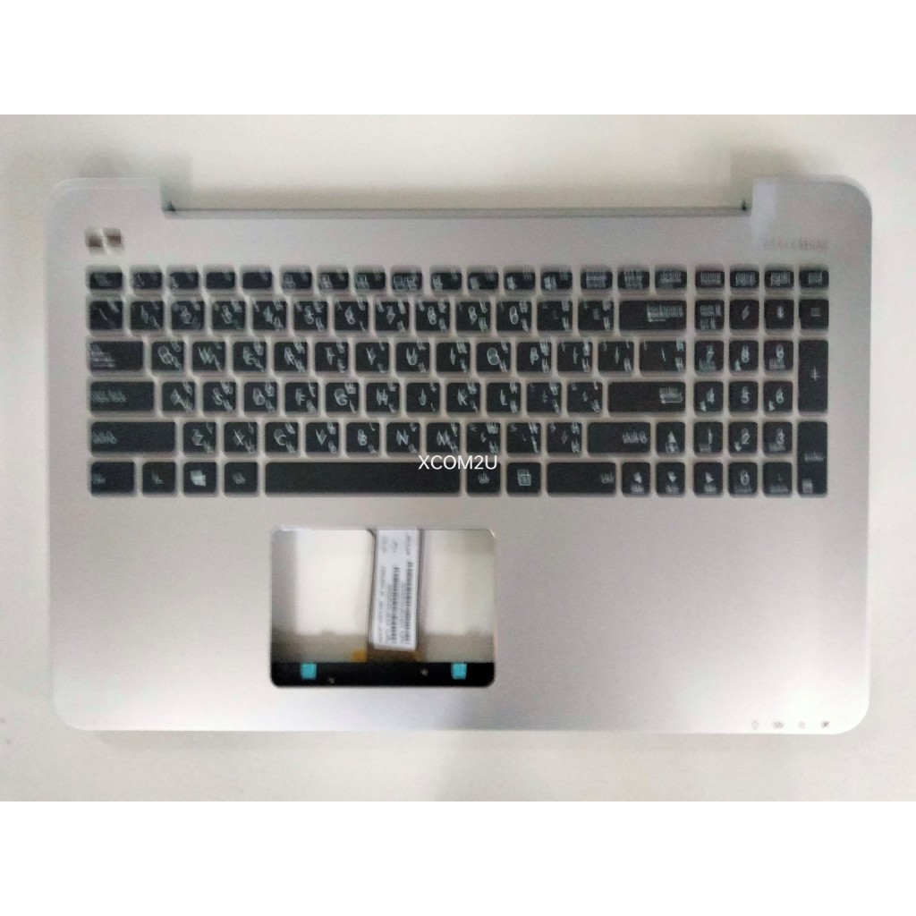 โล๊ะสต็อก KEYBOARD Asus รวมบอดี้ รุ่น X555LN สีเงิน  ของใหม่ ของแท้ 100% TH-EN KM14