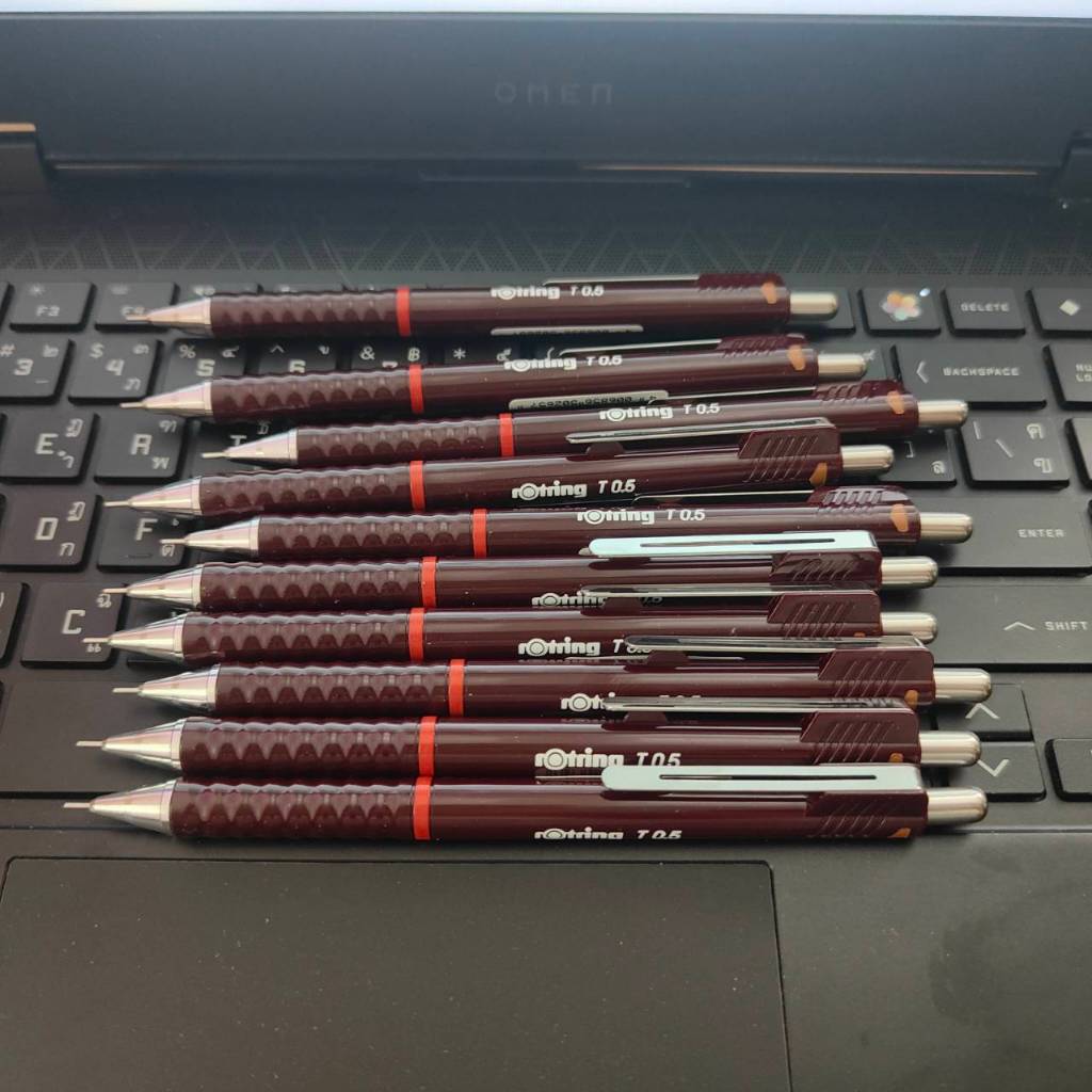 (สีน้ำตาล จะไม่มีเติมของอีกแล้ว)ดินสอกด Rotring Tikky 2 / Tikky ll รุ่นเก่า สภาพใหม่แกะกล่อง[ราคาต่อ