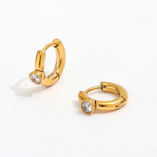 chic appeal - mini MISSU-O earring (size:1.1 cm.)