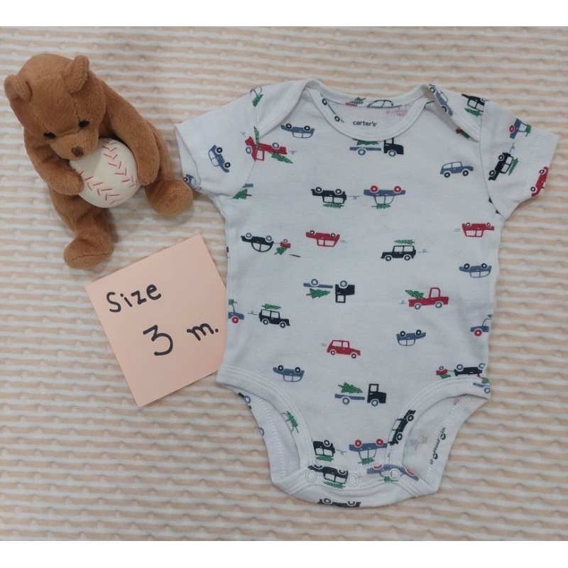 Carter's size 3 month ลายรถ