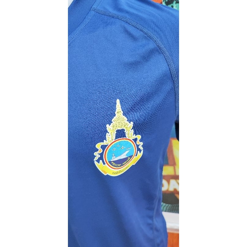 เสื้อคอกลมสกรีนNAVY/เรือหลวงจักรีนฤเบศร
