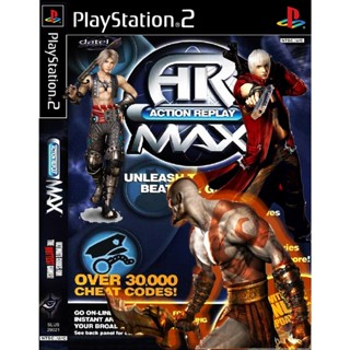 PS2 - ActionReplay MAX (Up2023) แผ่นCD*หากไม่แน่ใจว่าเครื่อง…