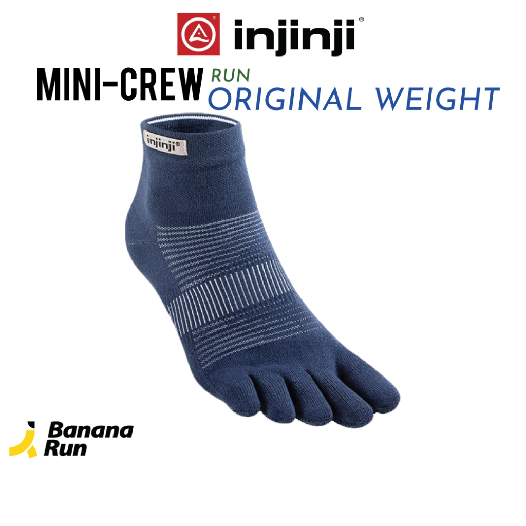 Injinji Original Weight Mini-Crew ถุงเท้าแยกนิ้ว ข้อยาว