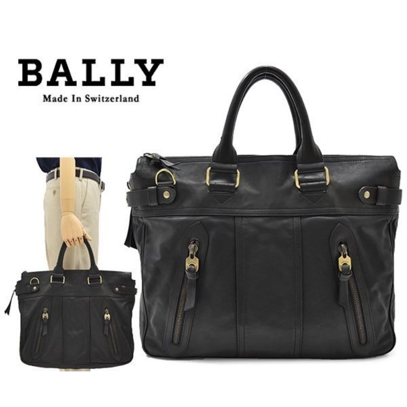 ❌sold❌Bally leather messenger bagแท้💯