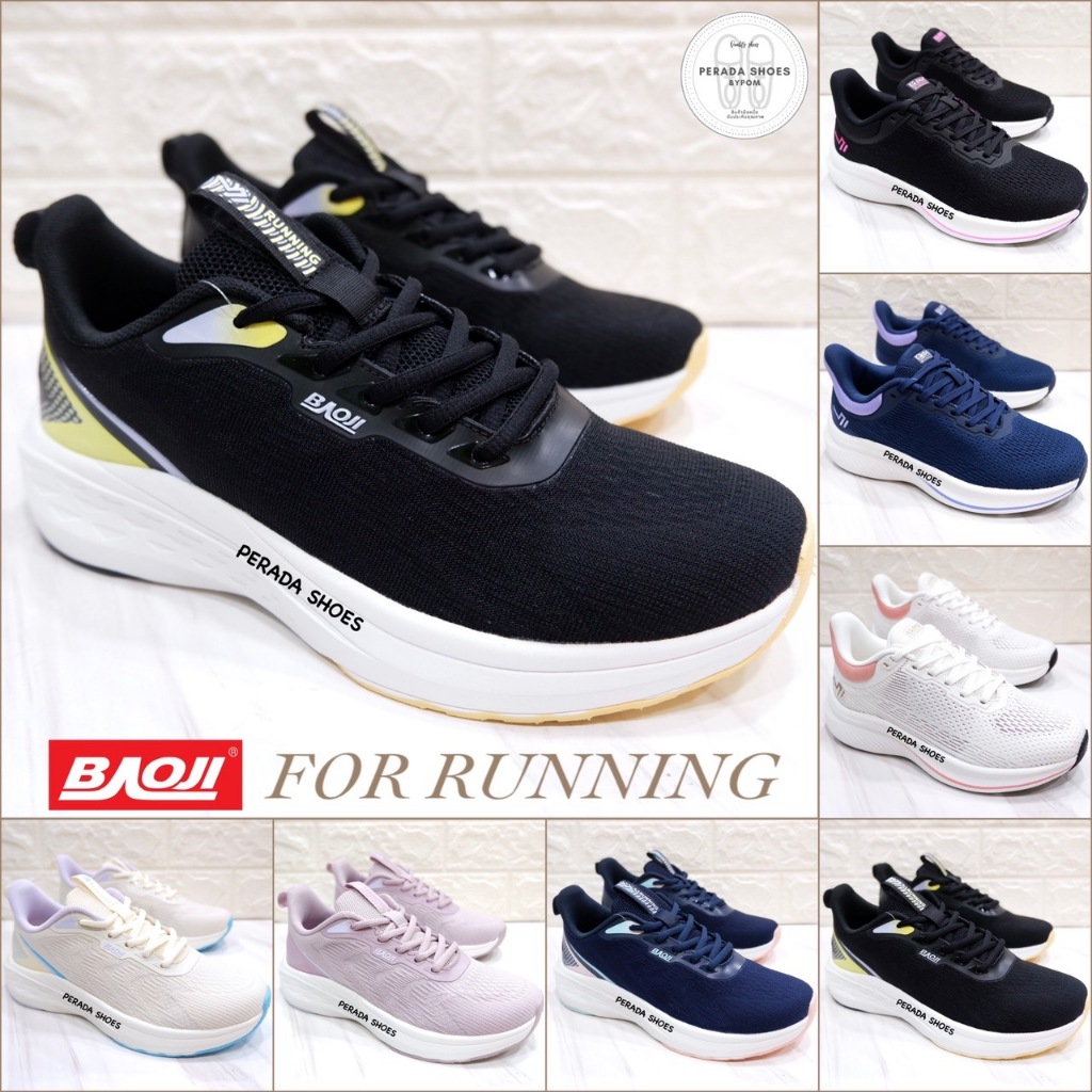 Baoji FOR Running แท้💯% รองเท้าผ้าใบ รองเท้าสำหรับวิ่ง BJW953 BJW1009 ไซส์ 37-41