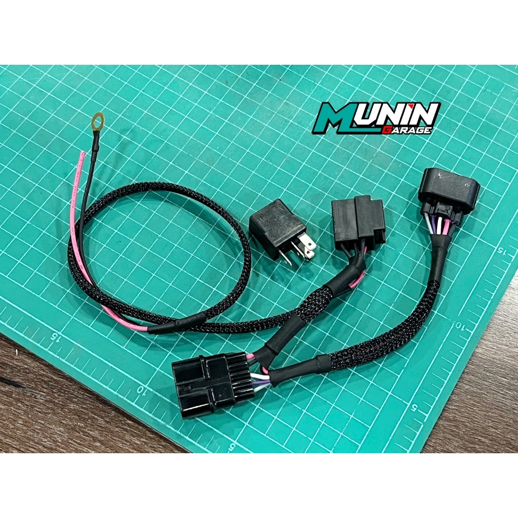 ชุดสายรีเลย์ปั้มติ๊กสำหรับรถHonda หัวฉีดเช่นเวฟ110i/วาฬ/Msx/Pcx ช่วยทำให้ระบบการทำงานของไฟเสถียร ไม่