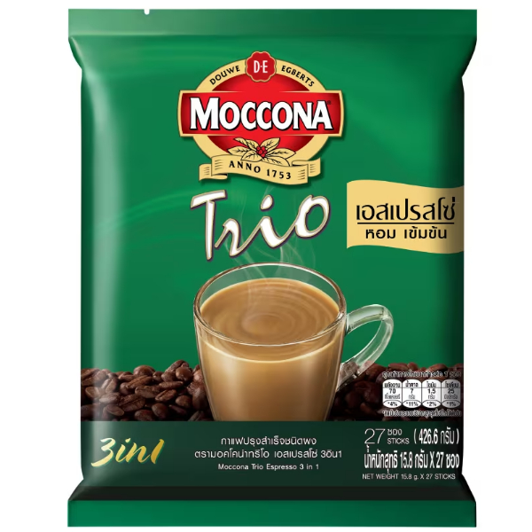 มอคโคน่า ทรีโอ กาแฟปรุงสำเร็จ 3อิน1(27ซอง)
