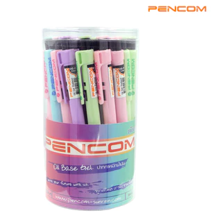 ปากกาหมึกน้ำมัน Pencom OG-41 Fancy ปากกาลูกลื่น น้ำเงิน 0.5 mm. 1x36 ด้าม