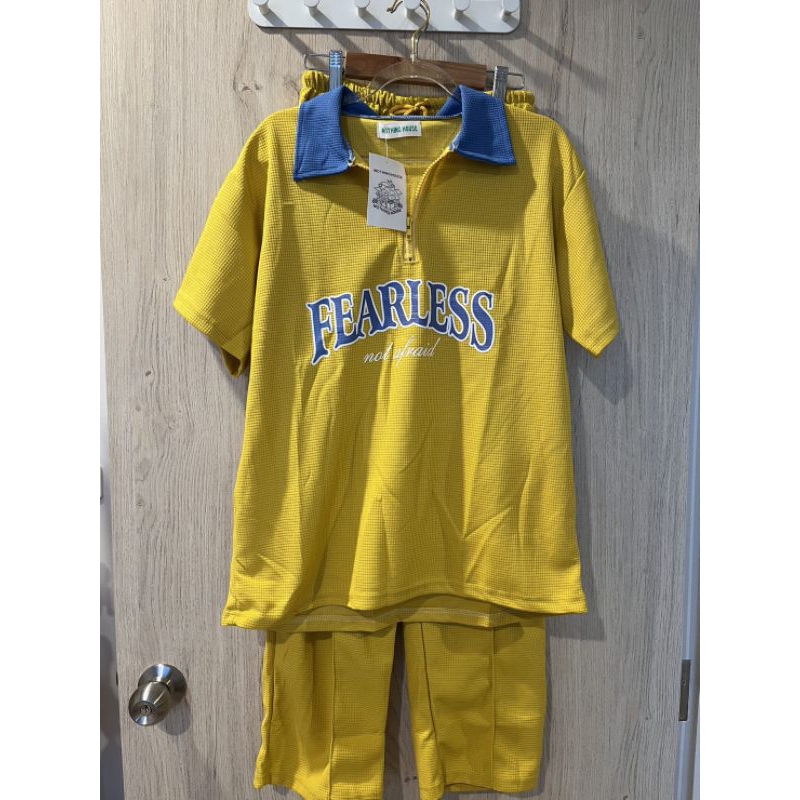 สินค้าQC‼️ เซ็ตเสื้อคอปก+ขายาว ผ้ารังผึ้ง✨️ป้ายMothing House(Freesize)