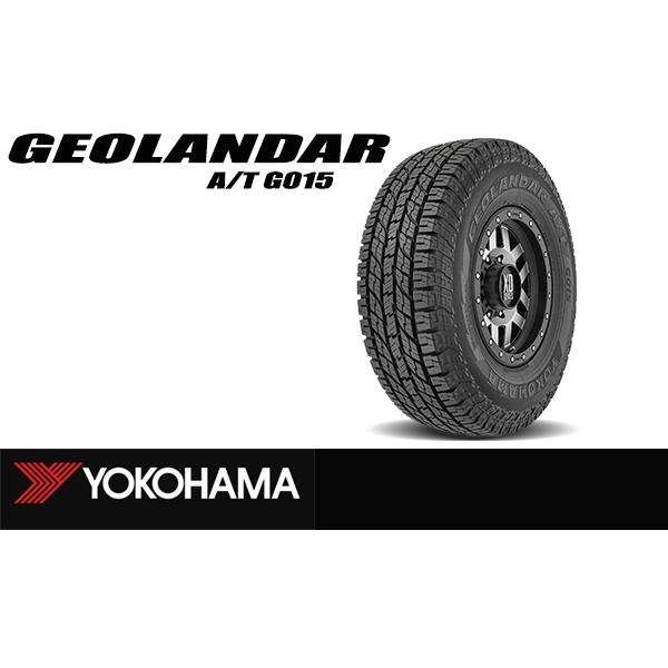 ยางรถยนต์ YOKOHAMA 215 /60R17 รุ่น GEOLANDAR AT G015 96H BLACK (จัดส่งฟรี!!! ทั่วประเทศ)