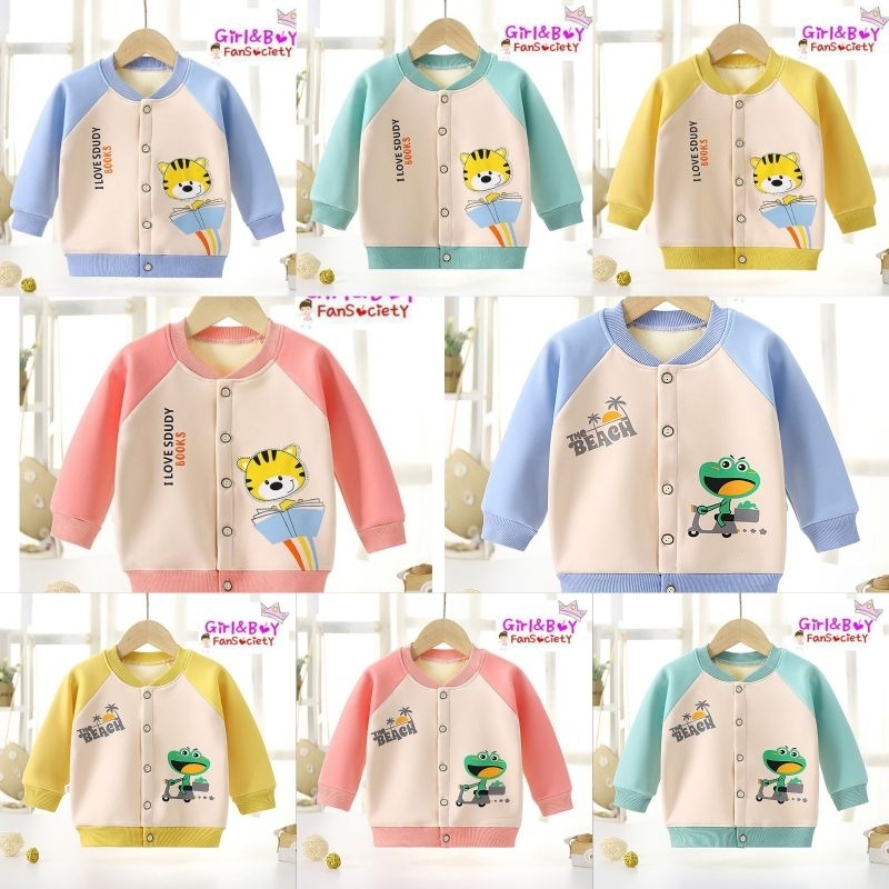เสื้อกันหนาวเด็ก พร้อมส่งจากไทย เสื้อกันหนาว หนานุ่ม เสื้อกันหนาวแบบหนา