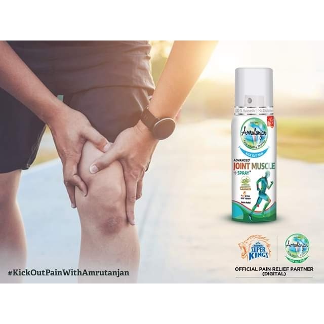 สเปรย์ระงับอาการ ปวดข้อ และ ปวดกล้ามเนื้อ Amrutanjan Joint-Muscle Spray 30 ml