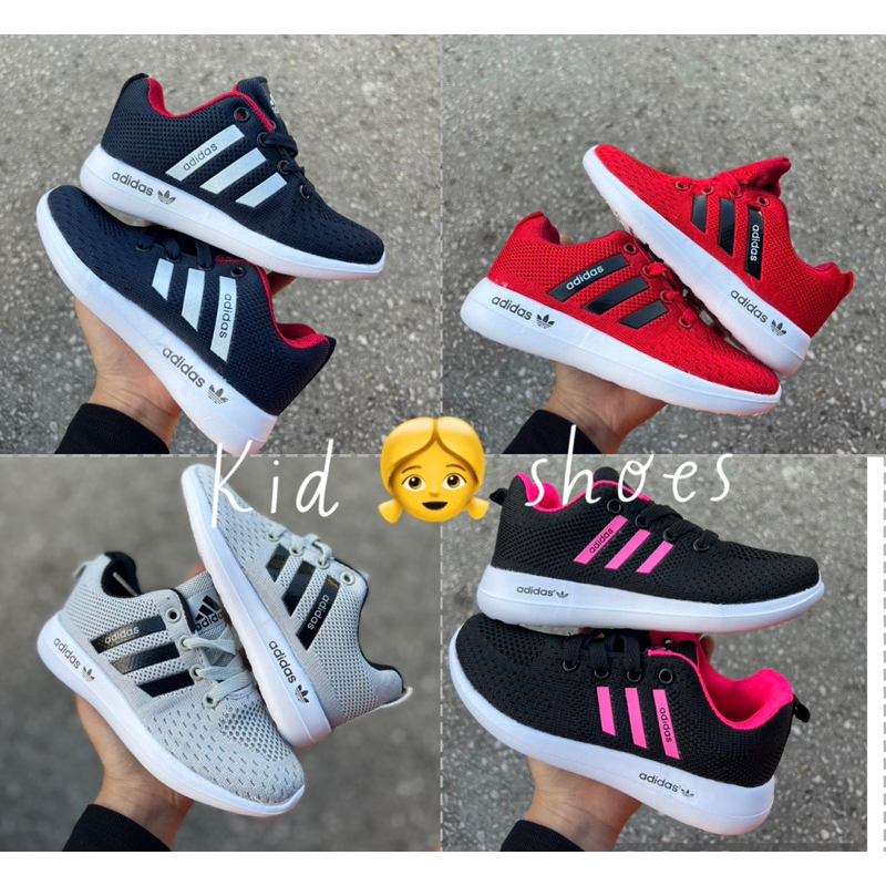 รองเท้าผ้าใบของเด็กAdidasZoomใส่ได้ทั้งเด็กหญิงและเด็กชายสินค้าพร้อมส่งสินค้าถ่ายจากของจริง 25-36