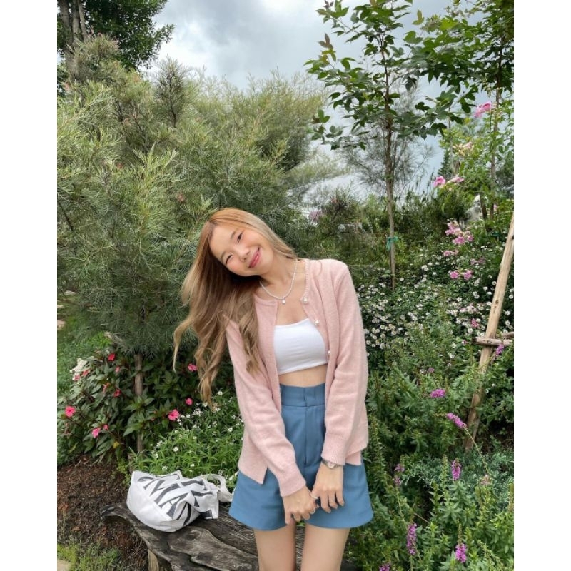 ส่งต่อBubble bears คาดิแกน สีBaby pink