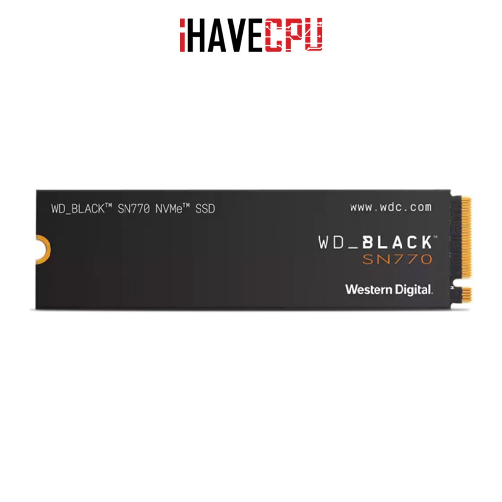 iHAVECPU M.2 (เอสเอสดี) WD BLACK SN770 2TB PCIe/NVMe GEN4 (WDS200T3X0E)