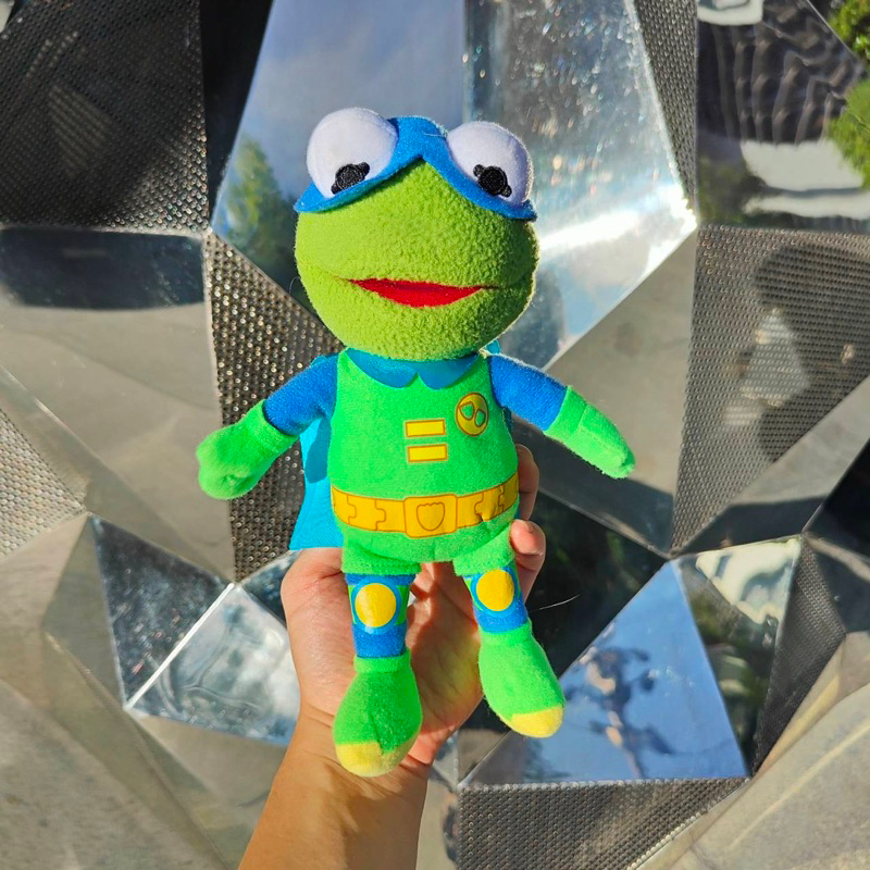 ตุ๊กตากบ Muppet Babies Bean Plush - Kermit พร้อมป้ายลิขสิทธิ์ Disney สภาพดี