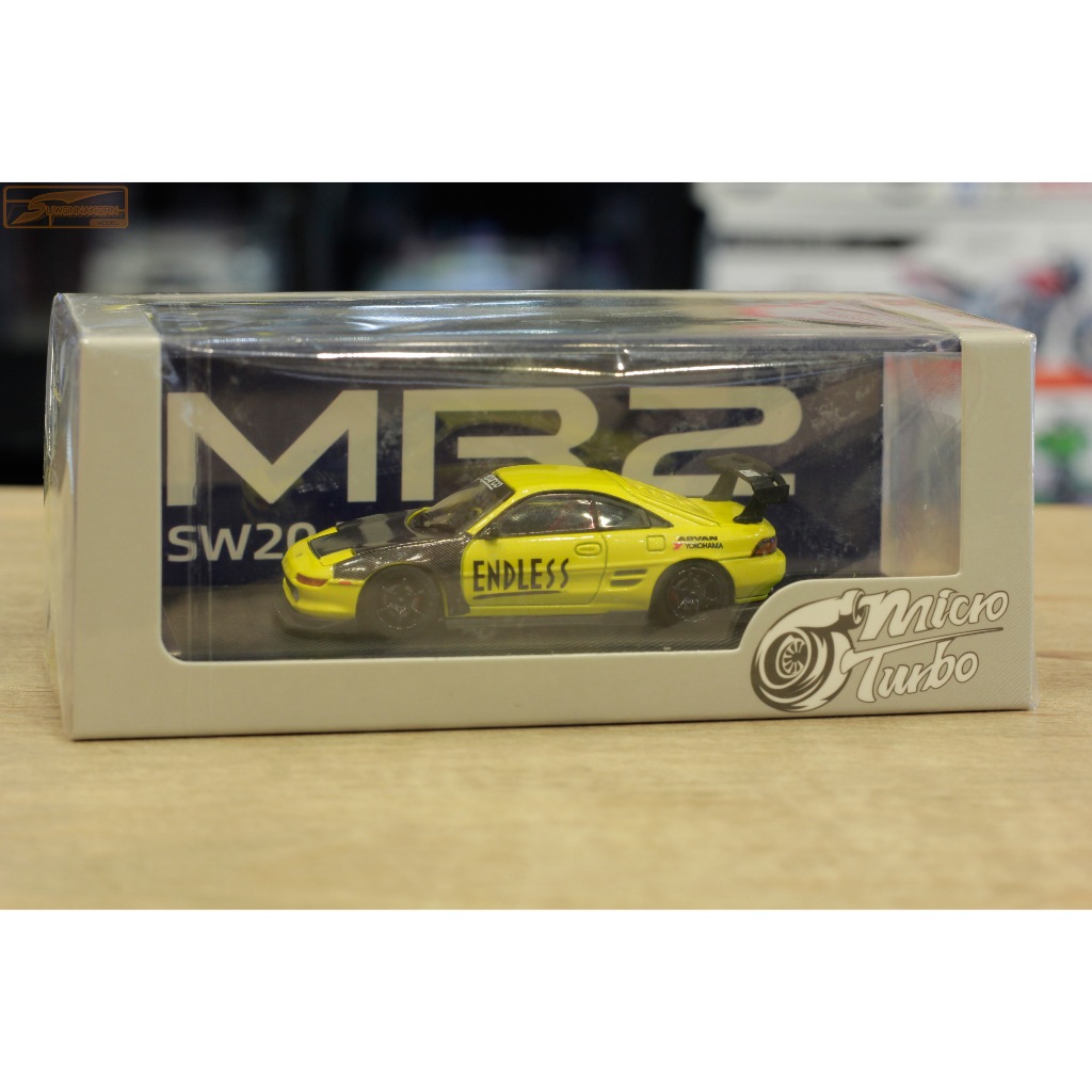Micro Turbo1/64 Toyota MR2 SW20 Rivision 4 Metallic Yellow