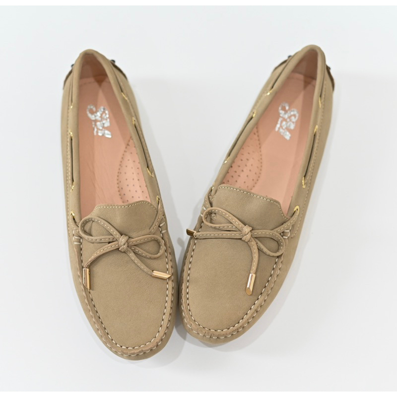 Soulmate Shoes รองเท้าหนังแท้ Mellow Mate in Creamy Brown (Nubuck Skin)