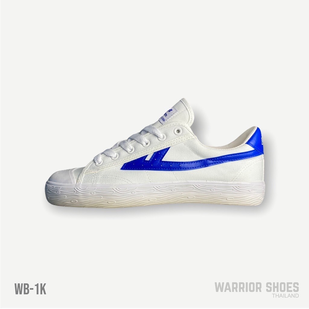 Warrior shoes รองเท้าผ้าใบ รุ่น WK-1K สี White/ Blue