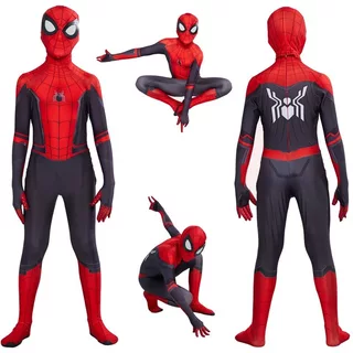 HNB Spiderman ชุดจัมพ์สูทคอสเพลย์สําหรับเด็กผู้ใหญ่เหมาะกับงานปาร์ตี้ฮาโลวีน