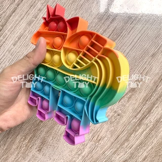 ส่งด่วน⚡ ของเล่น Pop it ของเล่นกดปุ่ม [รุ่นหนา] Push Pop Bubble Sensory Fidget Toy ของเล่นคลายเครียด ของขวัญวันเด็ก