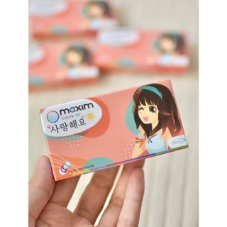 กล่องใหม่ คอนแทคเลนส์สีน้ำตาล Maxim Color Air No.41 Viva Brown รายเดือน 2 ชิ้น(1คู่) ค่าสายตา 00 ถึง -12.00