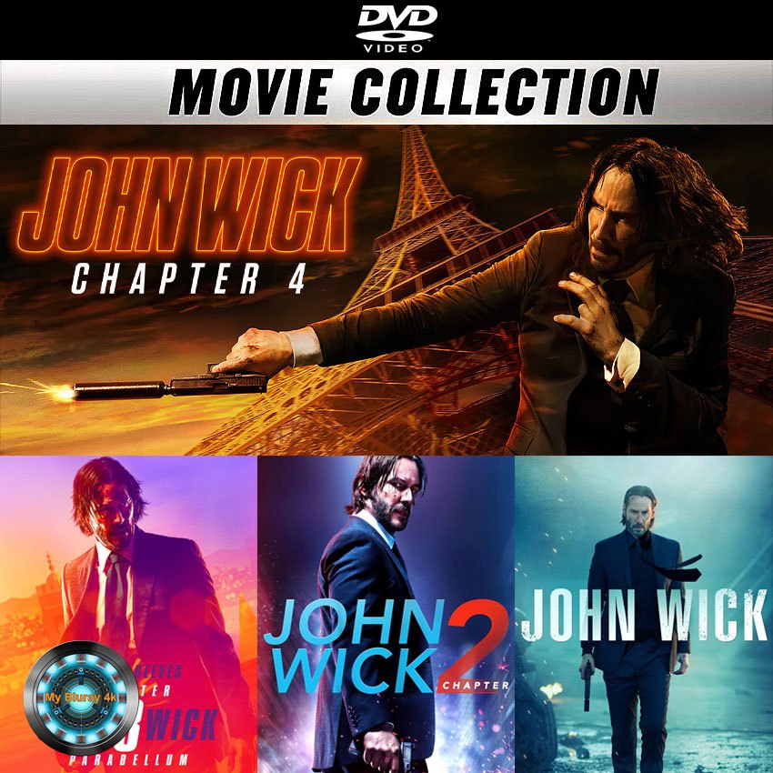 DVD หนัง John Wick จอห์น วิค แรงกว่านรก Collection