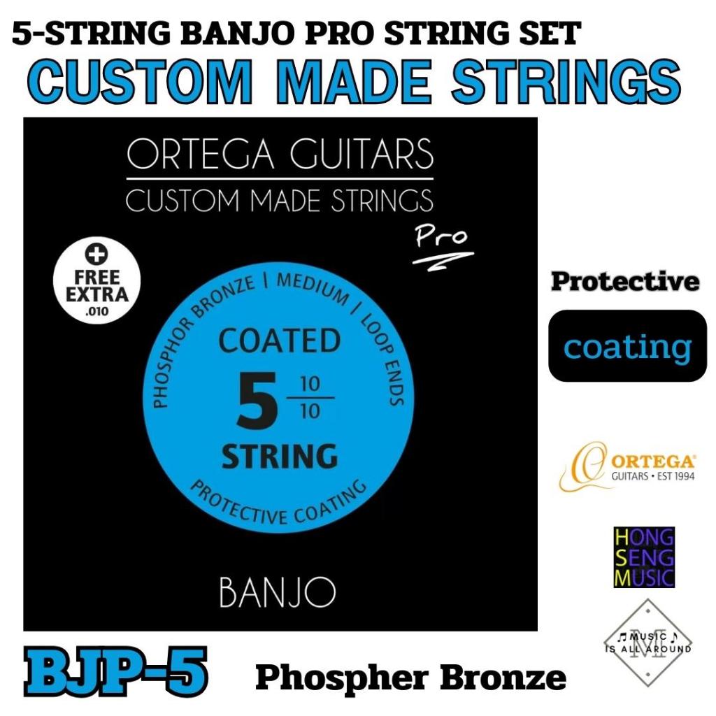 สายกีตาร์แบนโจ 5 สาย Ortega Guitars Custom Made Strings รุ่น BJP-5