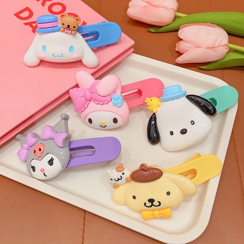 พร้อมส่งในไทย มี5แบบ กิ๊บติดผม กิ๊บหนีบผม การ์ตูน SANRIO น่ารัก สำหรับเด็ก