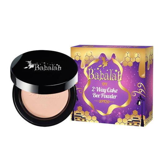 Babalah UV 2 Way Cake Bee powder 14 g. แป้งพัฟบาบาร่า ไขผึ้ง