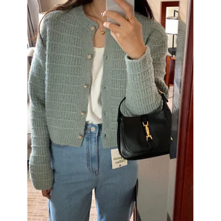 PLEMEE Cardigan เสื้อไหมพรหมกันหนาวเนื้อนุ่มดีเทลลายสวยชัด🔥พร้อมส่ง