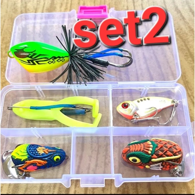 ชุดตีปลาช่อน "Suksri lure " set2