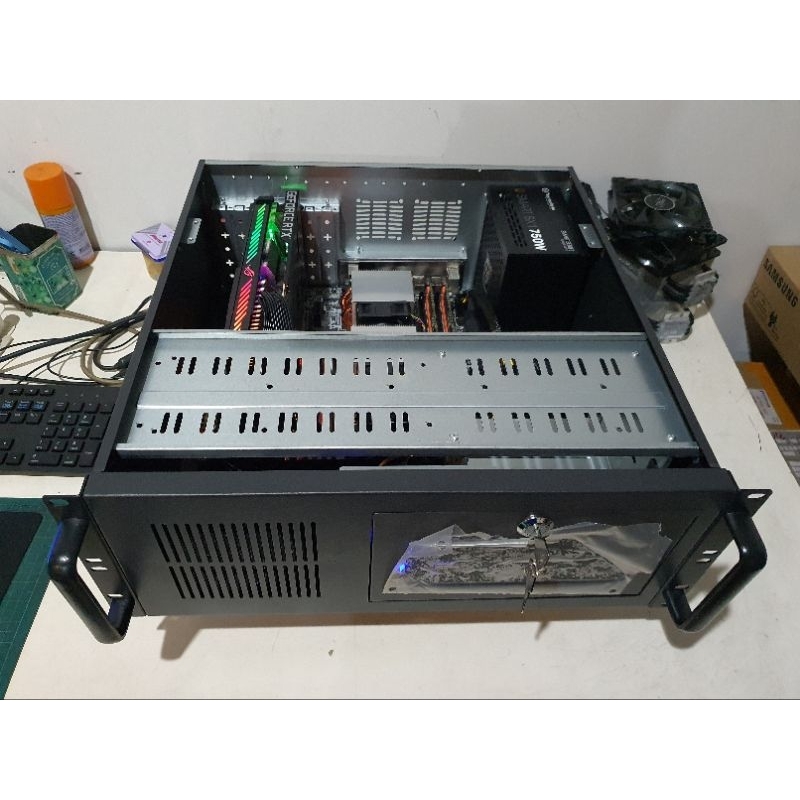 เคส แร็ค 4U 4U450 DX4450B E-ATX ATX M-ATX ITX RACK CHASSIS SERVER CASE COMPUTER WORKSTATION COMWORK
