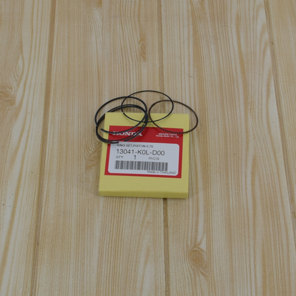 ชุดแหวนแท้ allnew เวฟ125i ปี23 (S0.75 / 50.75มิล) (Riken) แท้ศูนย์ฮอนด้า ราคา/1ชุด 13041-K0L-D00