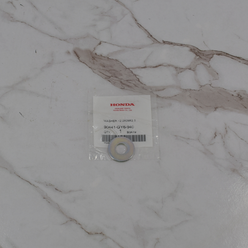 แหวนรองน๊อตชามครัชหลัง (หมายเลข15) (12.2x29x2.5) แท้ศูนย์ฮอนด้า ราคา/1ชิ้น 90441-GY6-940