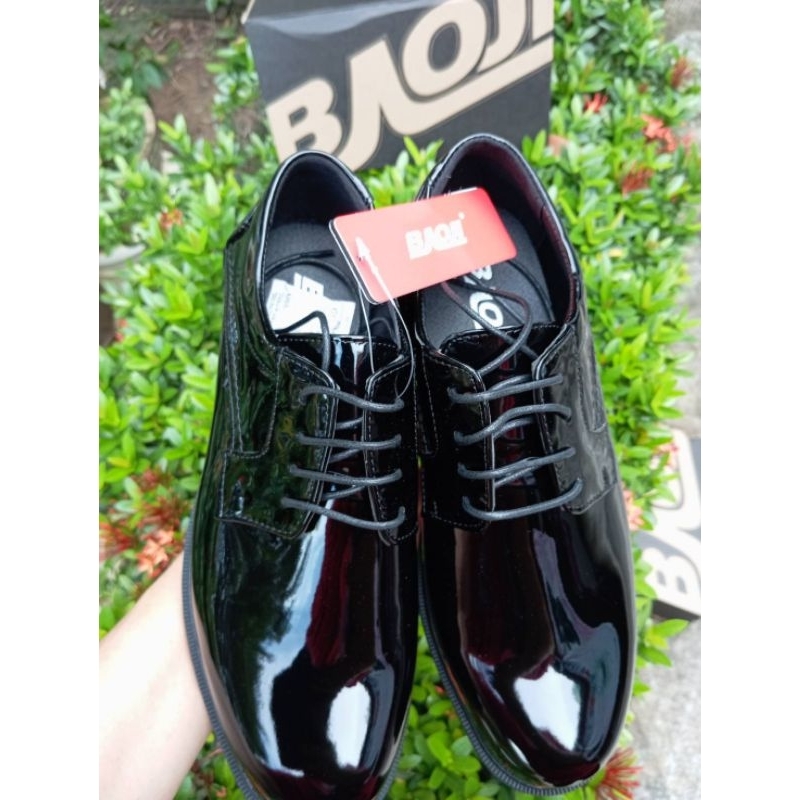 รองเท้าคัทชูหนังแก้ว Baoji รุ่น BJ8001 ของแท้ 100%
