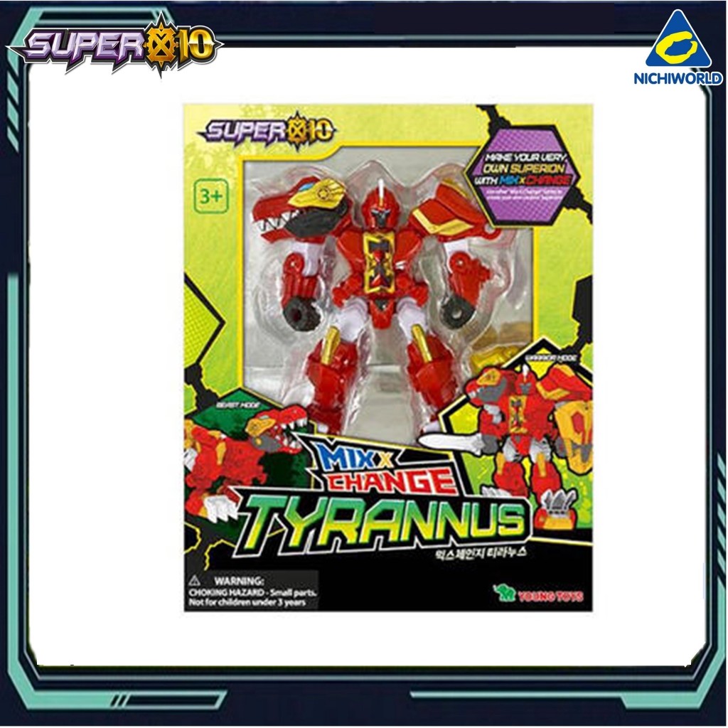 Super 10 Mix Change Tyrannus ซุปเปอร์เท็นหุ่นไทรันนัสประกอบแปลงร่าง รหัส SPT14065 — صورة 5