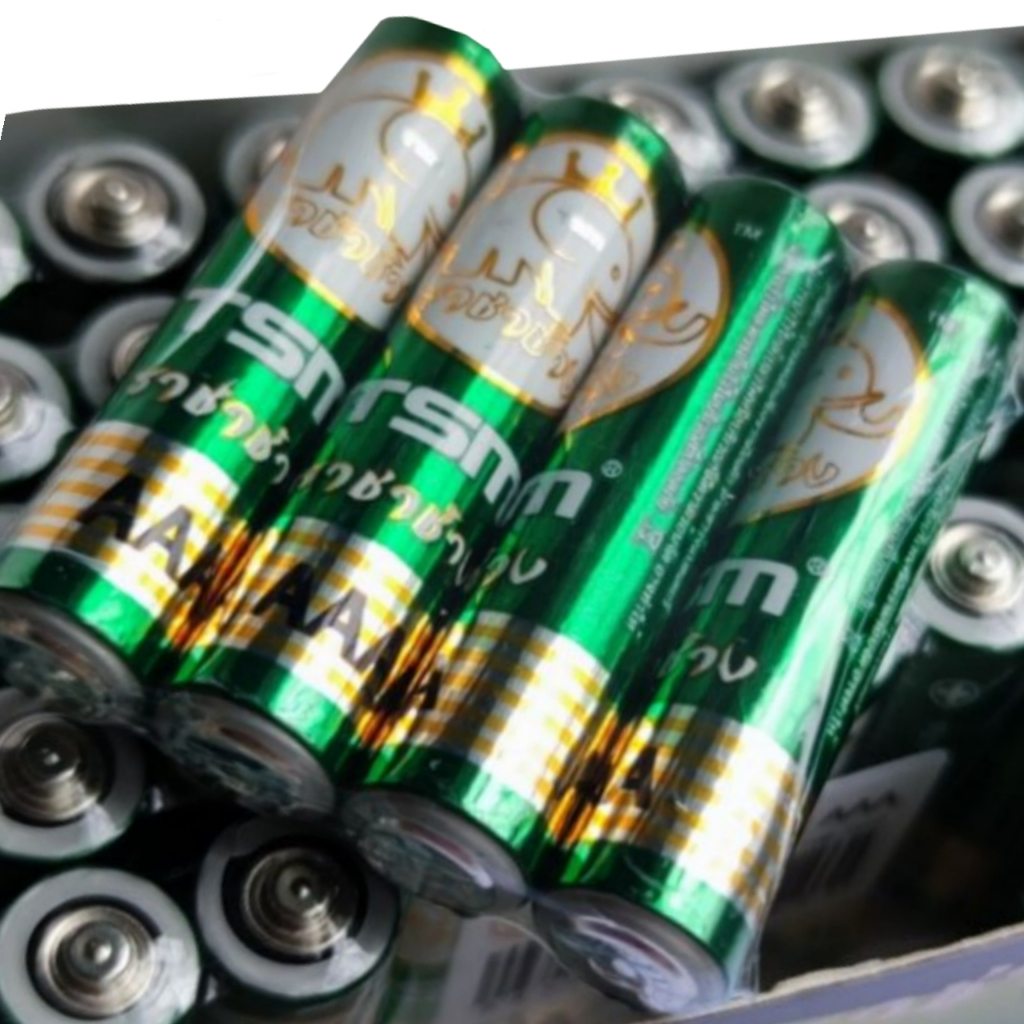 ถ่าน Aaa ราชาช้าง ราคาถูก AAA1แพ็ค 4 ก้อน ถ่านก้อน แบต ถ่านทดลองสินค้า สำหรับอุปกรณ์อิเล็คทรอนิกส์