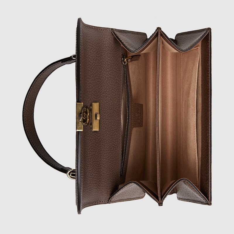กระเป๋าสะพายกระเป๋าถือคลาสสิกสตรี gucci ใหม่จัดส่งจากฝรั่งเศส/กระเป๋า OPHIDIA SMALL TOP HANDLE BAG WITH WEB