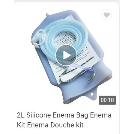 Coffee Enema Tool Kit 2 Liters Silicone Bag Medical Grade Full Set*Ready to Ship from Bangkok*/*พร้อมส่งจากไทย* ชุดสวนกา