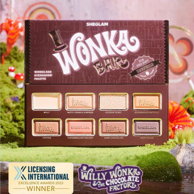 (🔥Preorder7day🔥 )𝐒𝐇𝐄𝐆𝐋𝐀𝐌 𝐗 𝐖𝐢𝐥𝐥𝐲 𝐖𝐨𝐧𝐤𝐚 𝐁𝐚𝐫 𝐄𝐲𝐞𝐬𝐡𝐚𝐝𝐨𝐰 𝐏𝐚𝐥𝐞𝐭𝐭𝐞 🍫🤎-(Preorder7day)